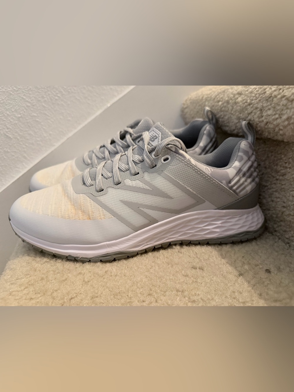 New Balance Golf Fresh Foam men size 8.5 MG406WGY grey